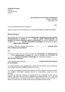 modele lettre proposition commerciale