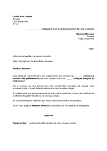 Modele De Lettre De Domiciliation Gratuit Modele De Lettre De Domiciliation Gratuit