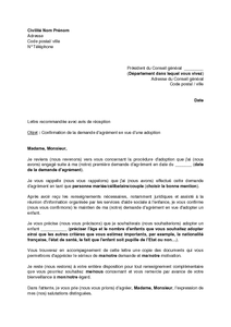 exemple de lettre de confirmation