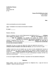 exemple lettre de motivation technicien telecom