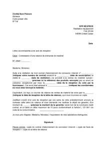 modele de lettre non restitution caution