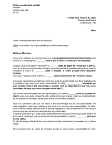 exemple de lettre vice cache