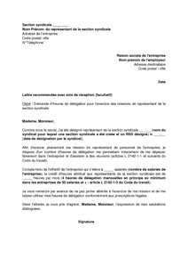 lettre resiliation syndicat