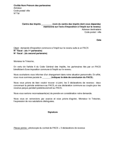 comment envoyer un courrier aux impots