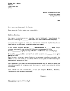 exemple cv blanchisserie