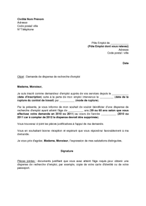 Exemple Lettre De Motivation Demande D Emploi Spontanee
