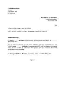 exemple lettre preavis employeur