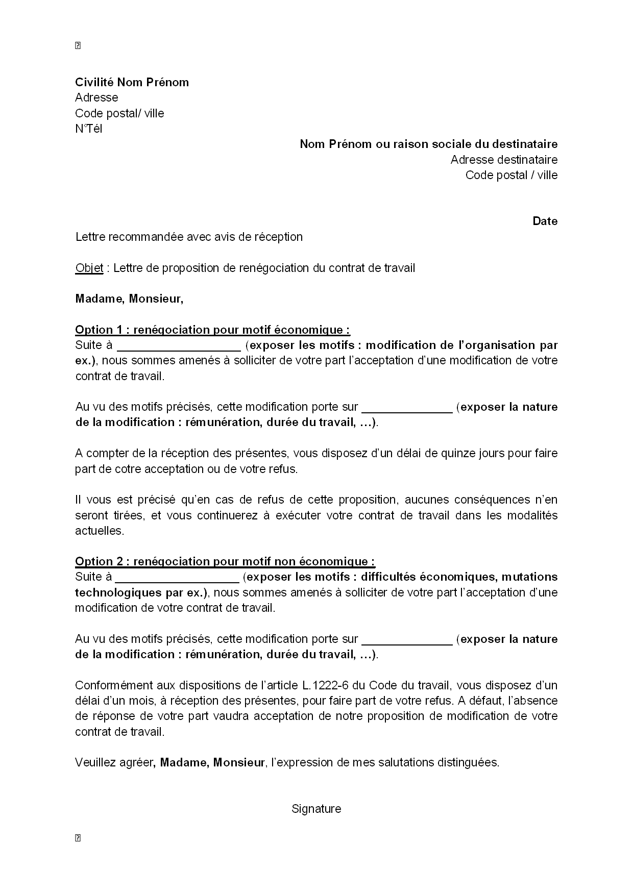 exemple mail negociation salaire