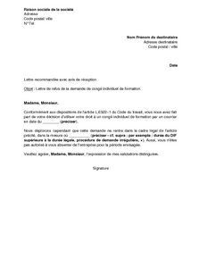 lettre type convocation formation