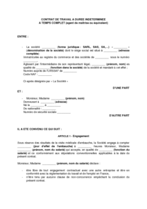 Exemple cv agent de maitrise - CV Anonyme