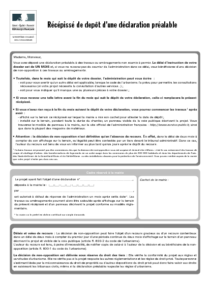 Aperçu Formulaire Cerfa No 13703-03 : Déclaration préalable à la réalisation de constructions et travaux non soumis à permis de construire portant sur une maison individuelle et/ou ses annexes