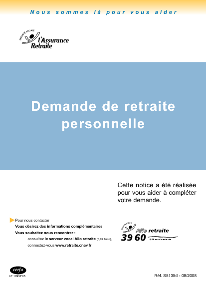 Demande De Retraite Personnelle