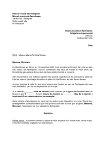 Exemple gratuit de Lettre consultation délégués personnel 