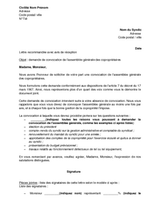 lettre de demande de participation à un forum gratuit