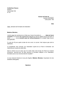 LettreFacile on X: Exemple de lettre pour demander un