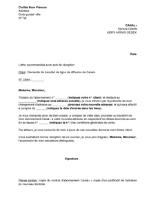 Lettre modification contrat mutuelle entreprise