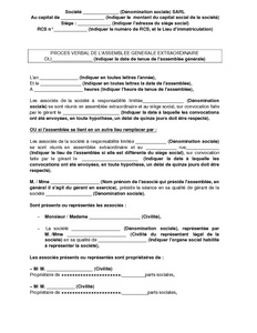 Pv assemblée générale association fermeture compte bancaire